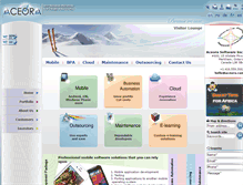 Tablet Screenshot of aceora.com